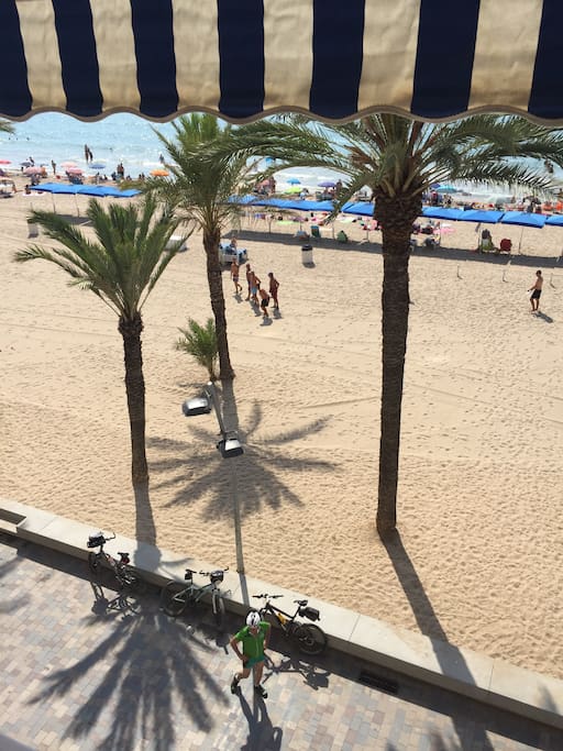 Une vue magnifique sur la plage et la mer