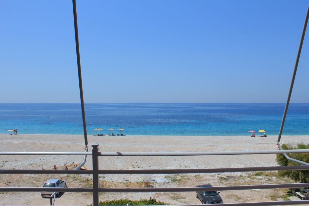 Sea view from balcony