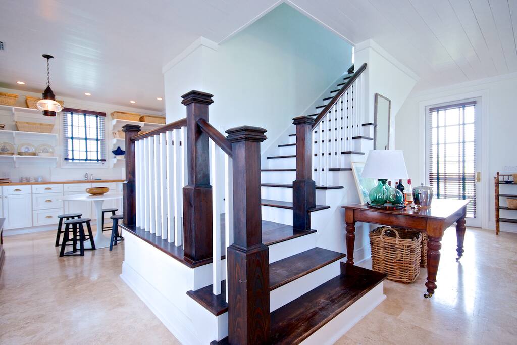 Stairs to upper level