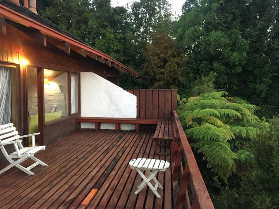 Terraza con increible vista
