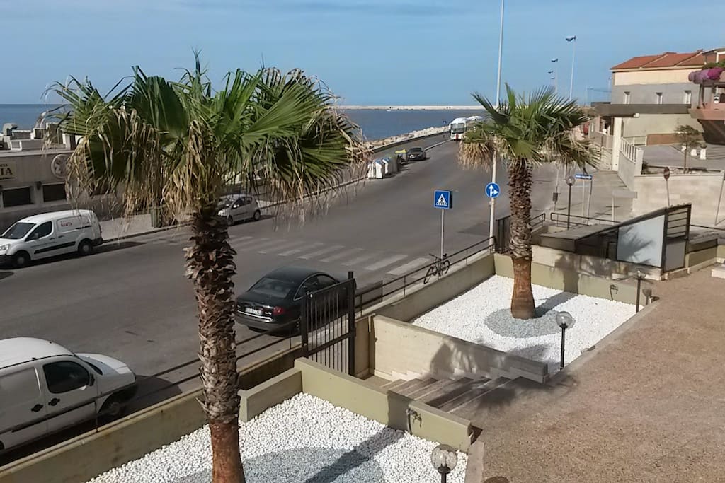 the view from the terrace