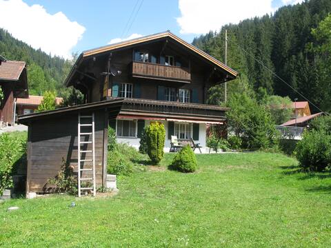 Detached downstairs Chalet in the mountains