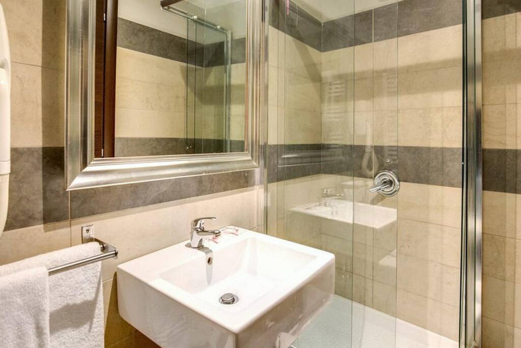 Bagno con la doccia