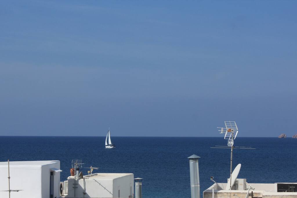 Vue mer du belvédère.