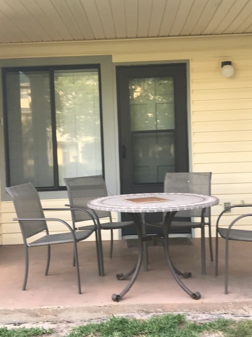 Covered patio
