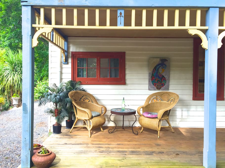 Enjoy your private deck on a sunny afternoon.