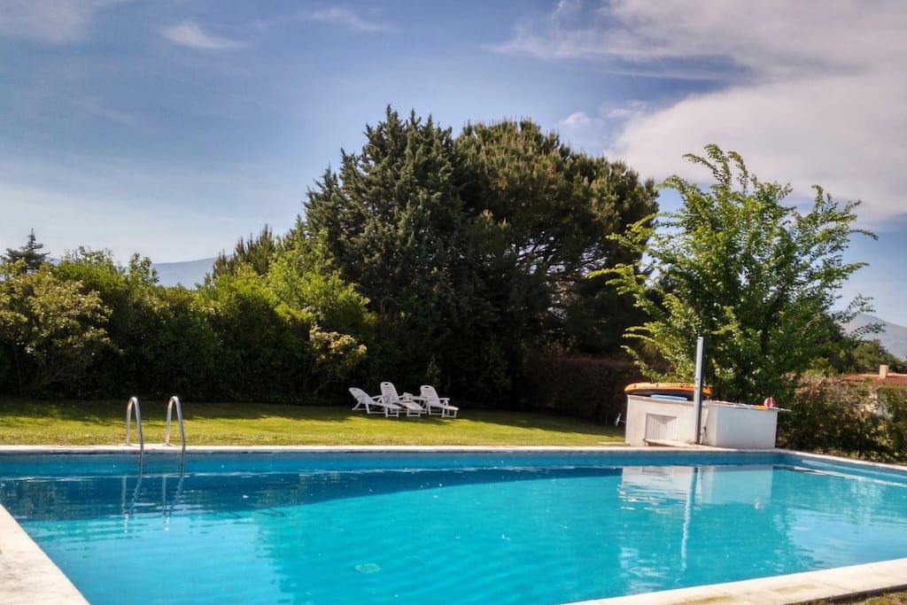 Piscina vista lateral