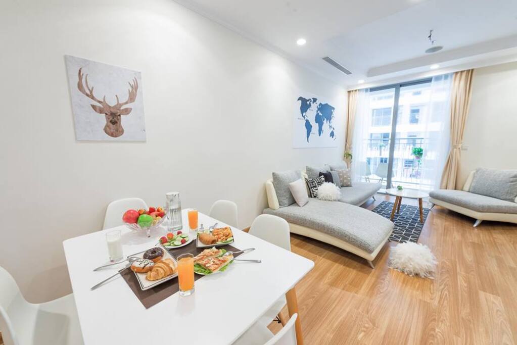 Dinning table can be perfect for 6 people
