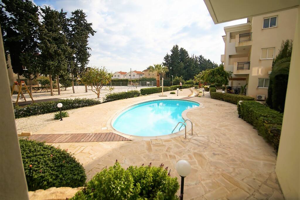 one of 3 swimming pools