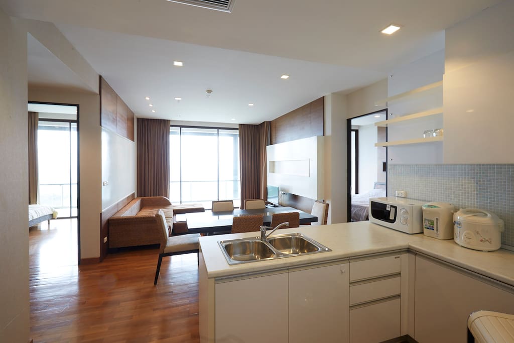 Living and Kitchen Area