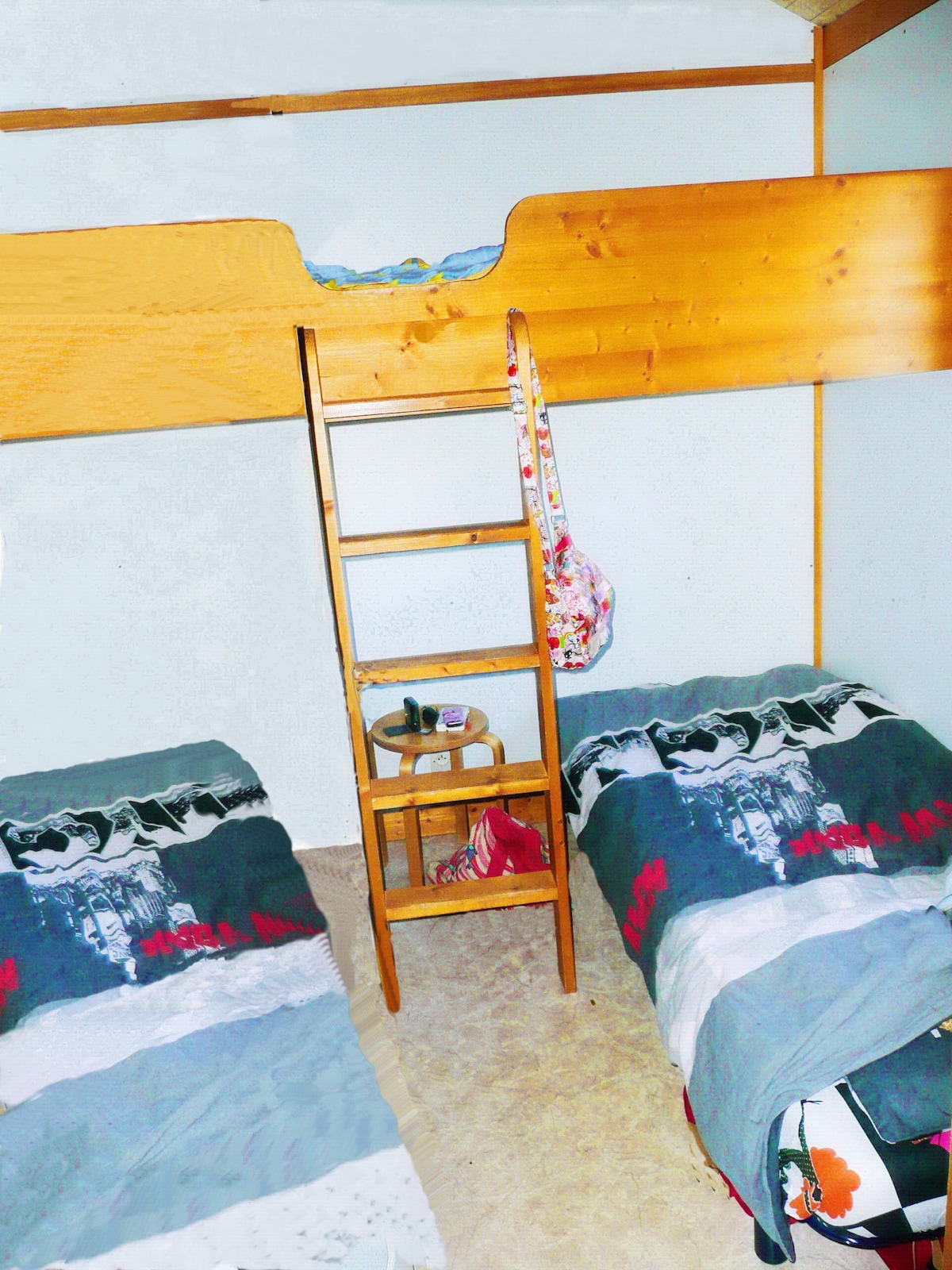 2-ра спална соба, 3 кревета со вклучен кревет на спрат