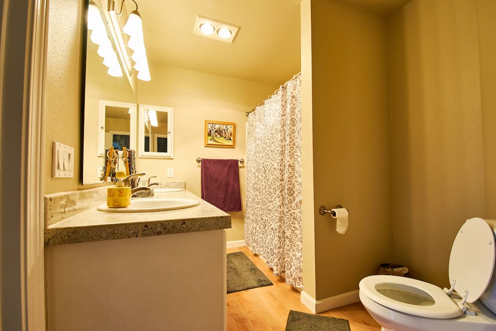 Bathroom shared with host