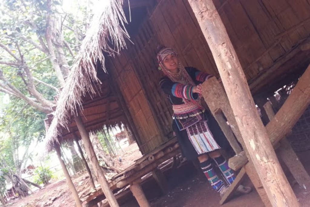 There is no electricity, no internet, and no electric wave for phone, that is hilltribe life.