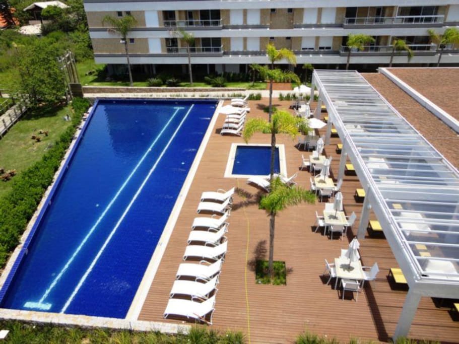 visual da piscina