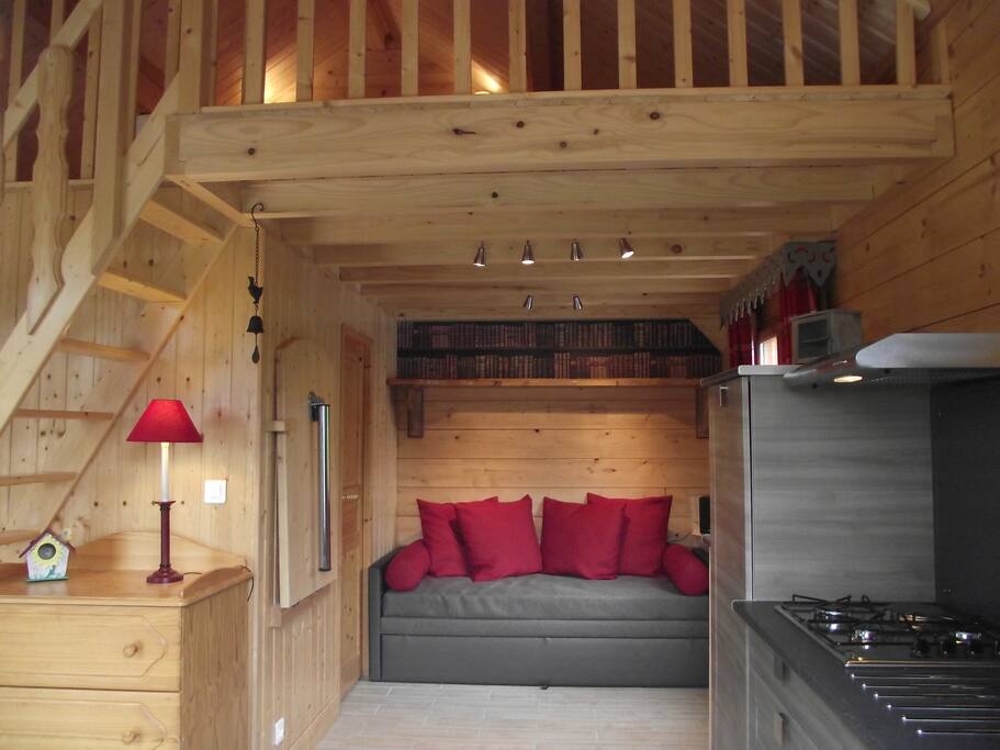 Canapé gigogne 2 lits de 90x190