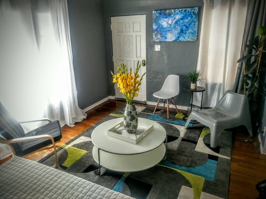 Spacious and comfortable sitting area