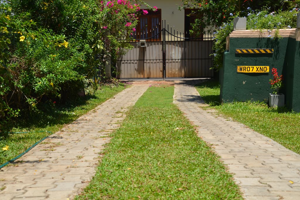 The Access road to the apartment