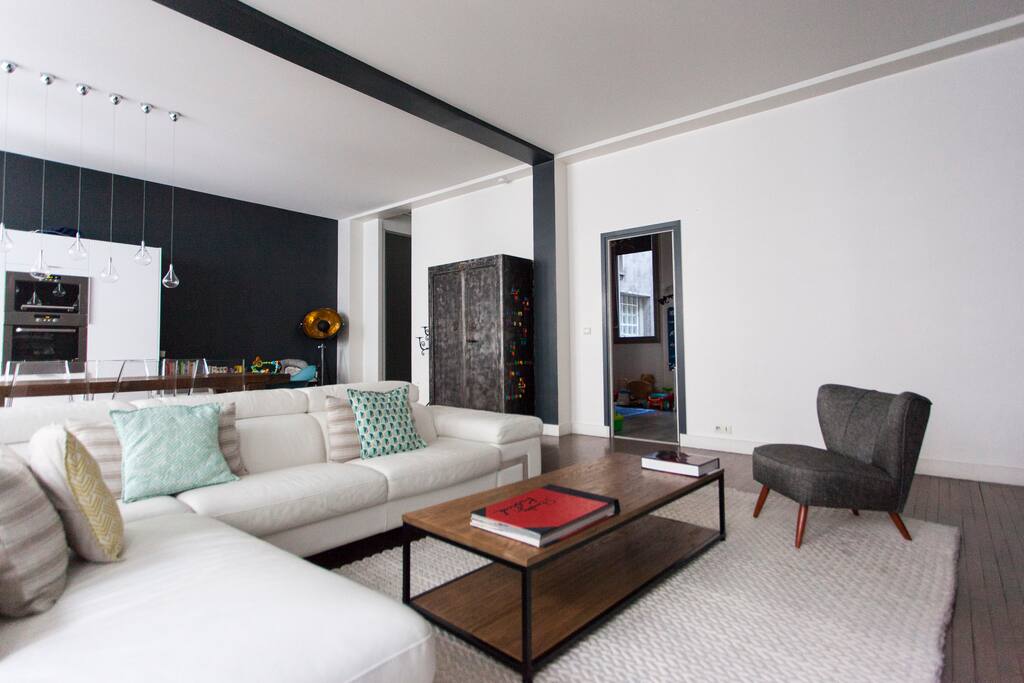 Very comfortable leather sofa