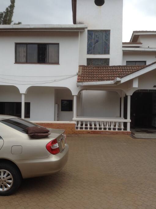 This is part of private parking area of the house