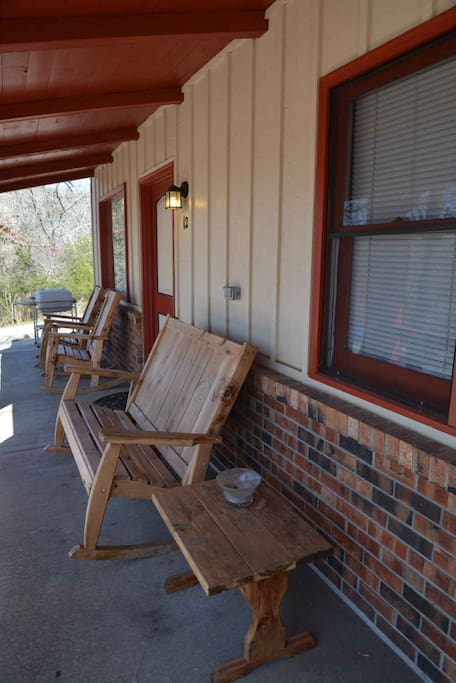 Relax on the front porch.
