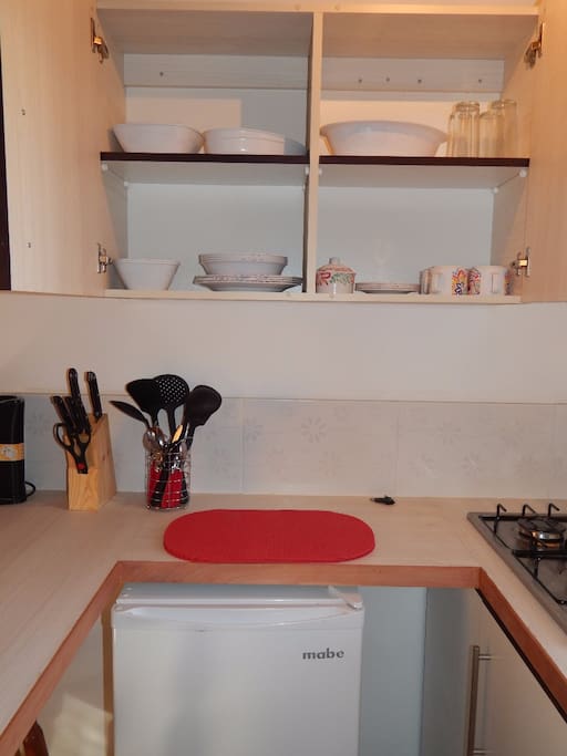 Cocina equipada para 6 personas