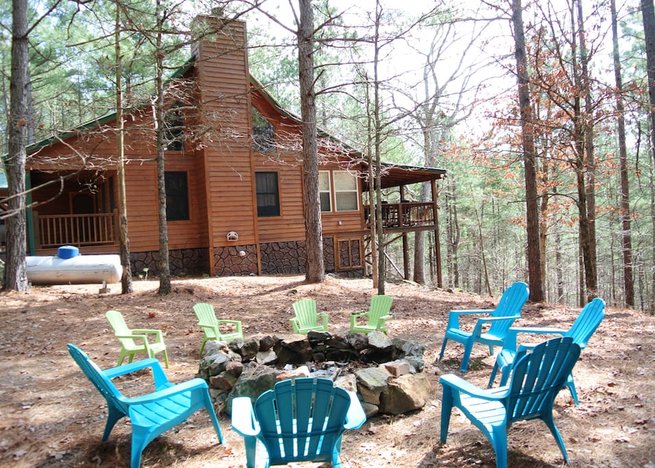 Pine Ridge Cabin Cabins for Rent in Mount Ida, Arkansas, United States