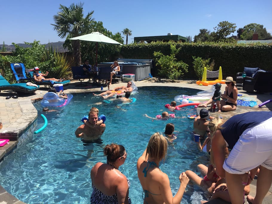 Family and friends gathering