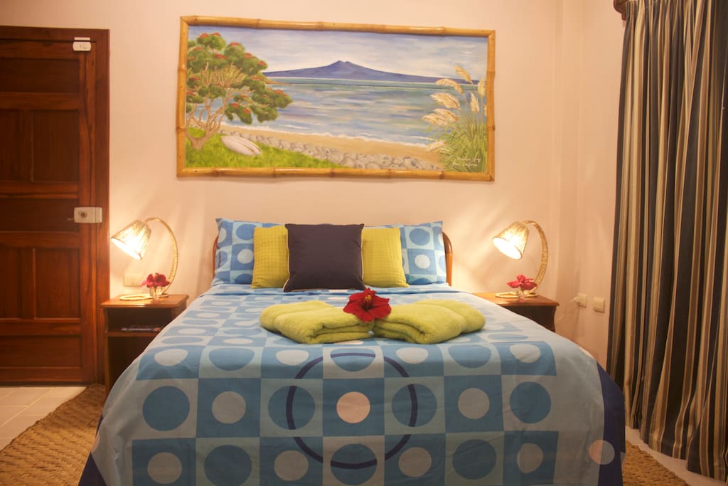 Warm and inviting ambiance and a comfortable bed makes for a restful stay
