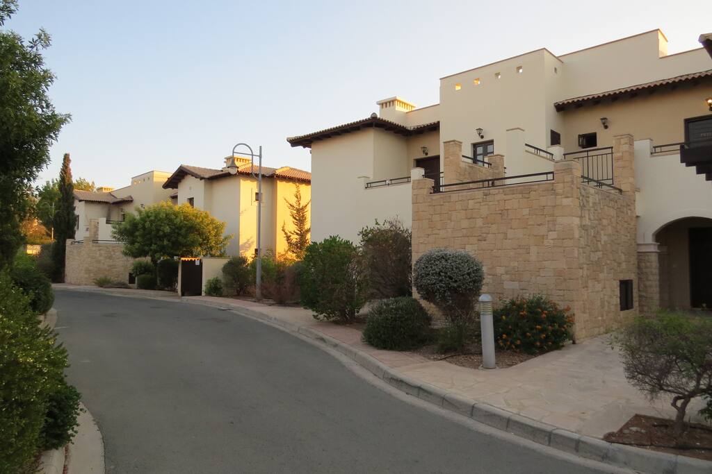 Tidy streets of the village