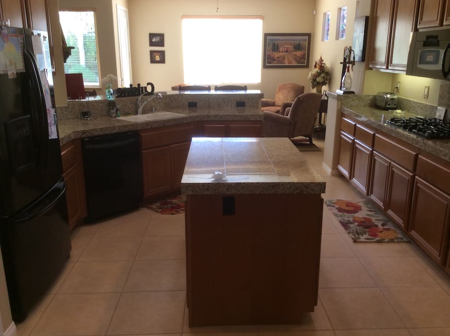 Kitchen with all the amenities