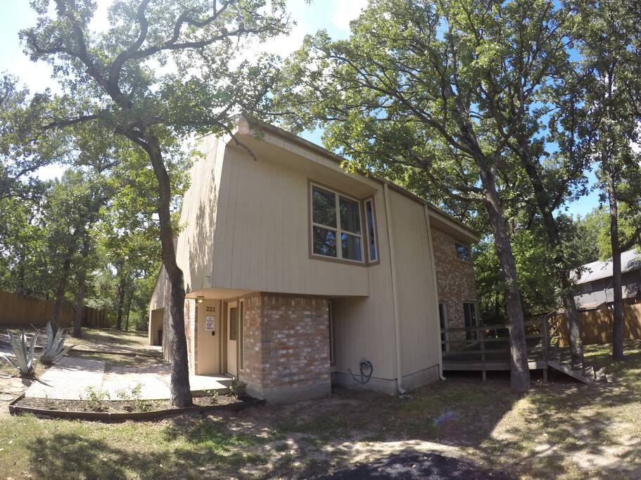 Beautiful trees surround the house!