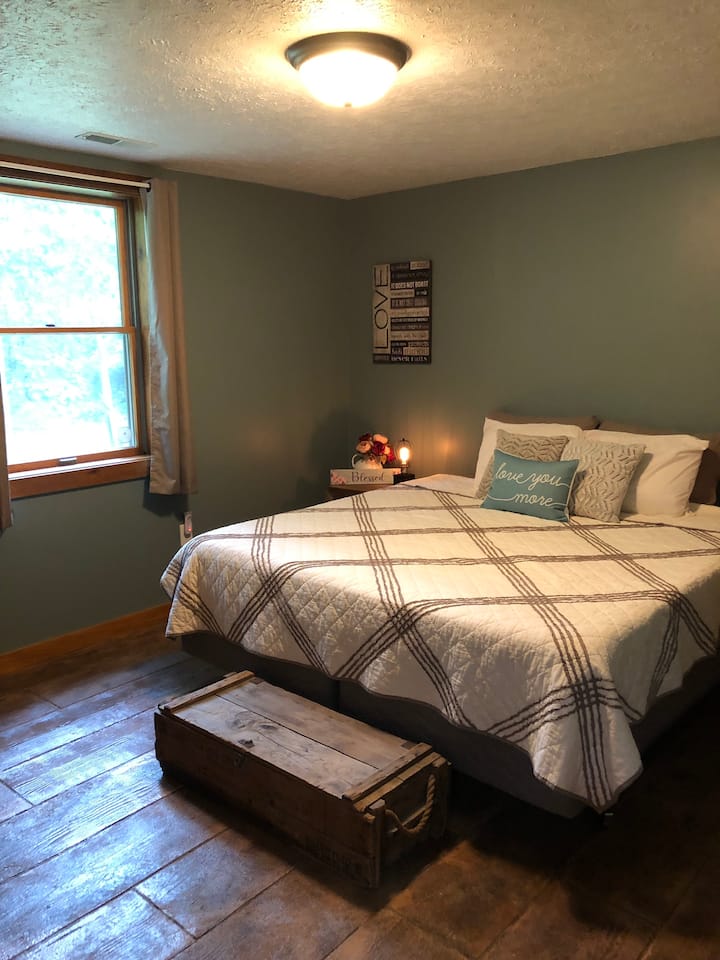 Bedroom #2 king size bed