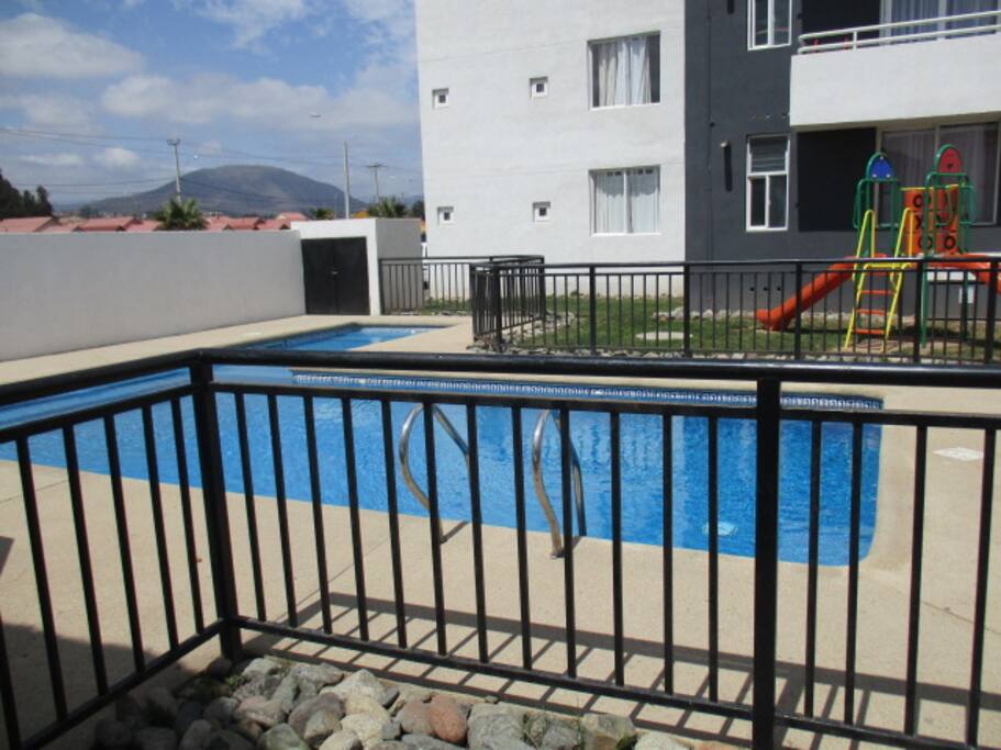 Piscina ..que bueno para relajarse