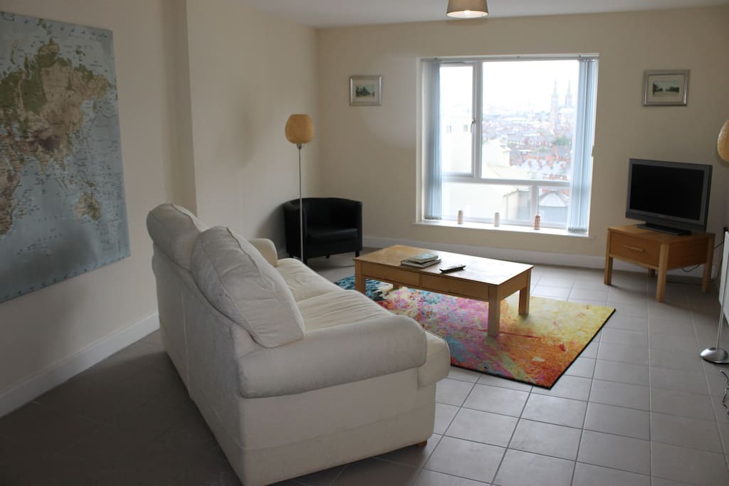Living room with view