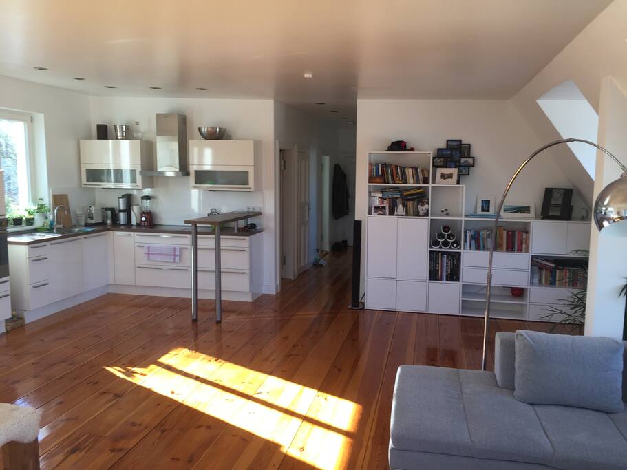 Hallway and kitchen