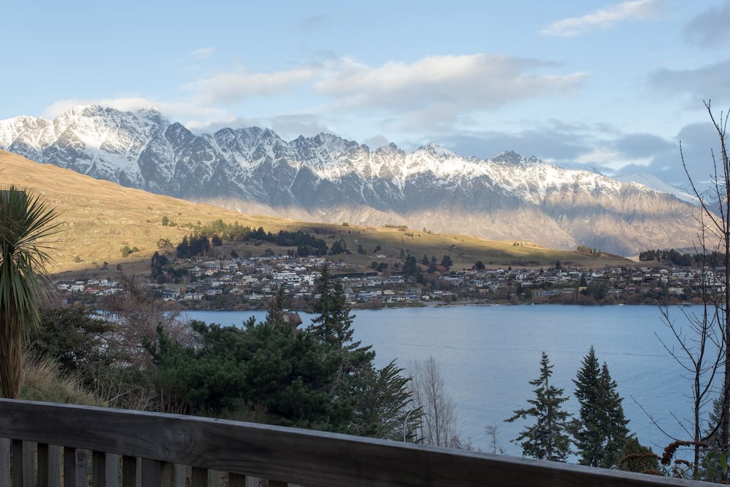 View from the Room - Lake Wakatipu & The Remarkable's Mountain Range