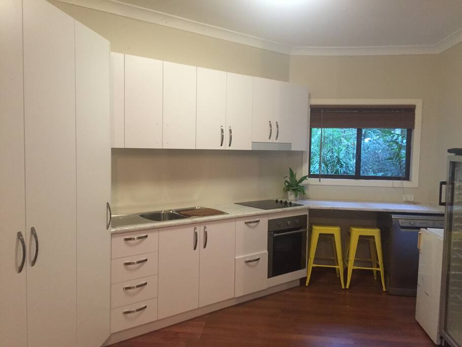 Brand new self contained kitchen and breakfast bar.