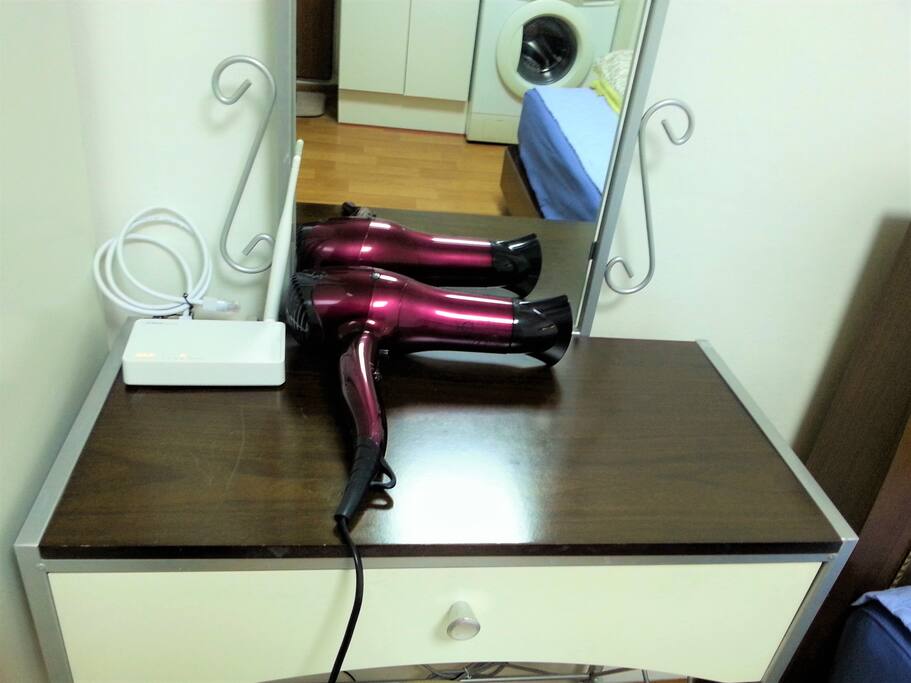 Dressing Table and Hair Dryer