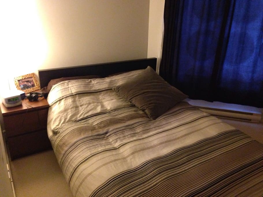 The bedroom again