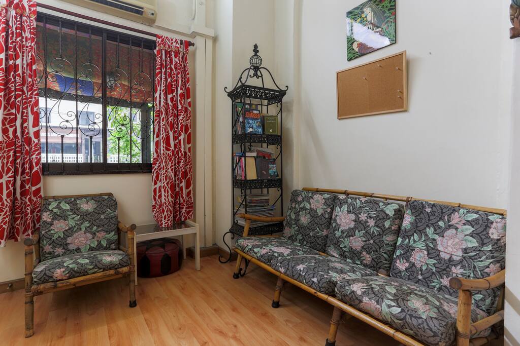 The common seating area