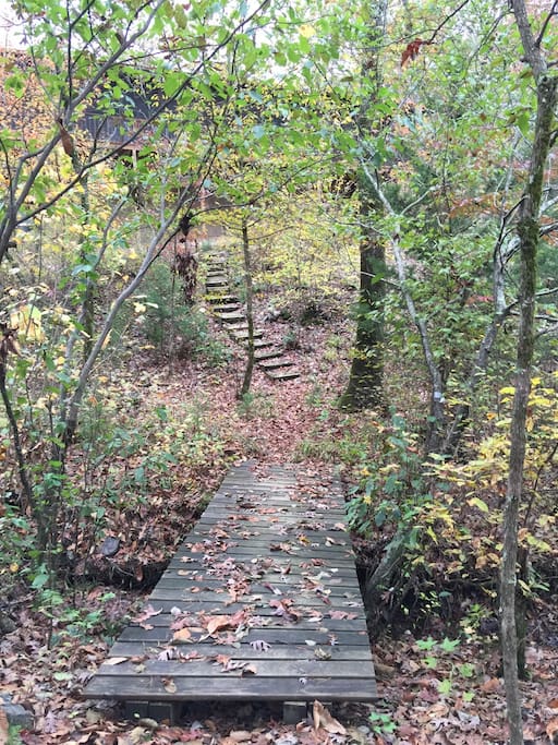 Hiking Trail on property is great for exercise.