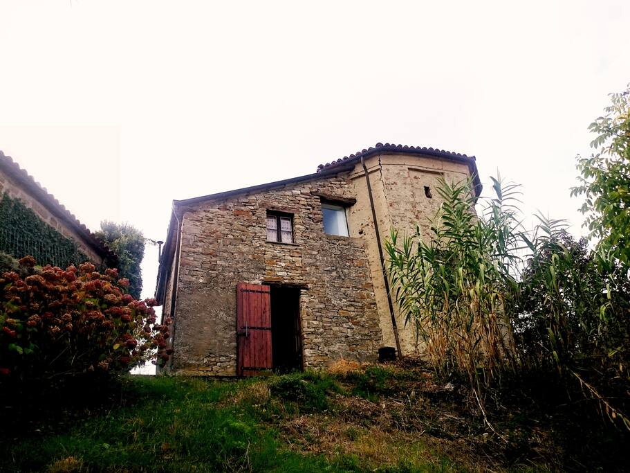 The back side of the Oratory where you can stay overnight
