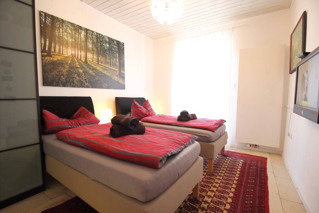 2 Einzelbetten oder 1 Doppelbett