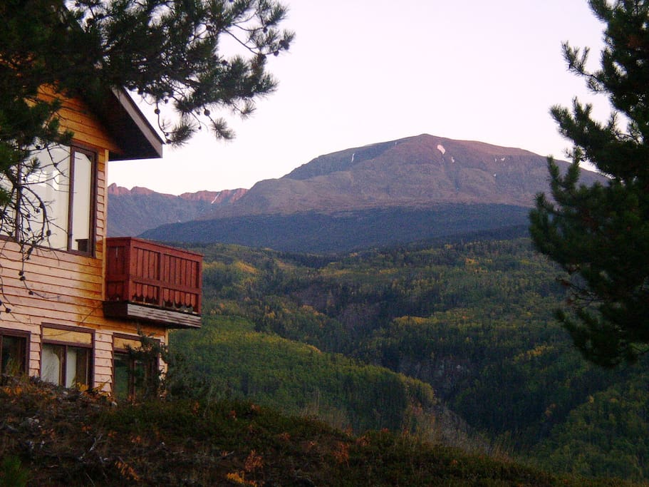 View from side of Lodge