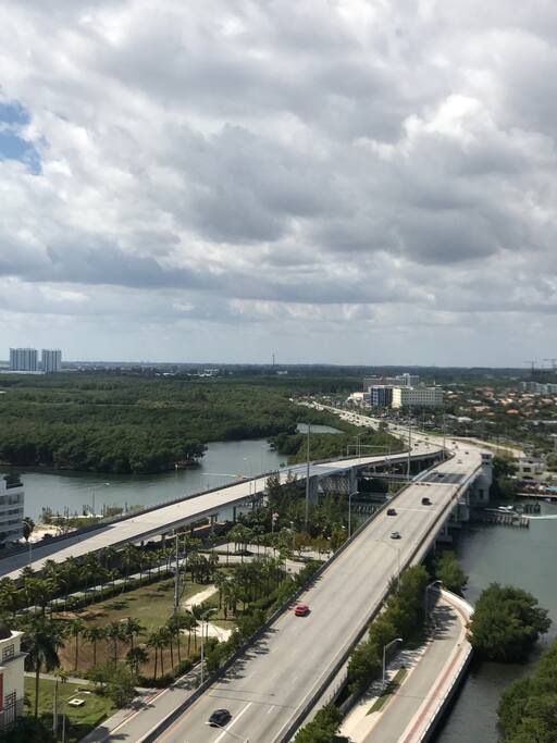 VIEW FROM BALCONY