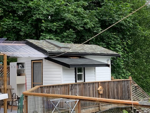 Bilbo’s Tiny House in  1425 Chilco Rd.Crofton, BC