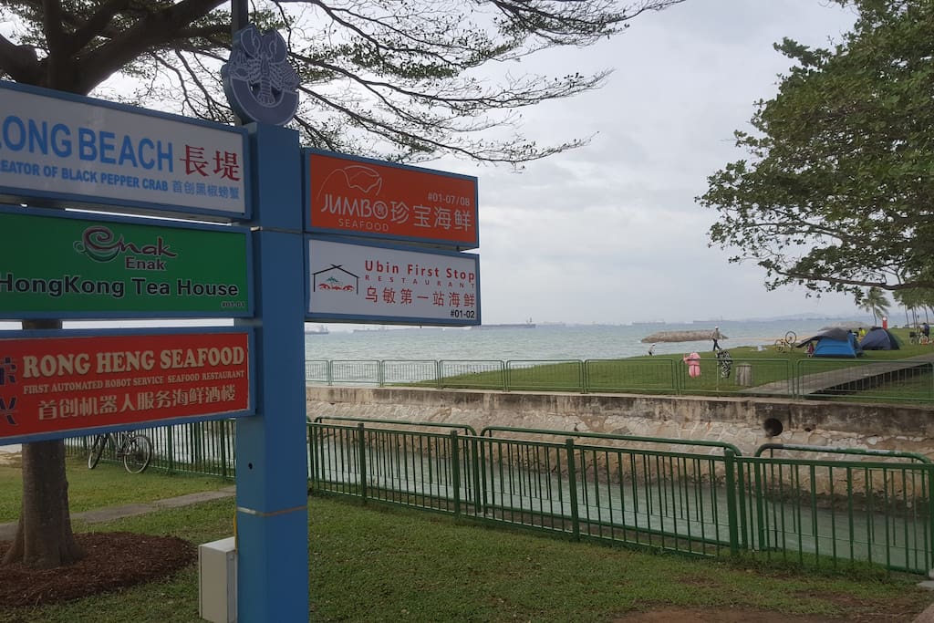 East Coast Park Area D right in front of Enak Enak Hong Kong Tea House (that serves some good prata + other stuff) / UDMC / close to Jumbo Sea Food