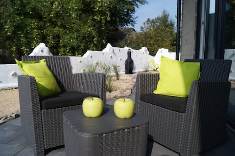 Vacation home by the apple tree