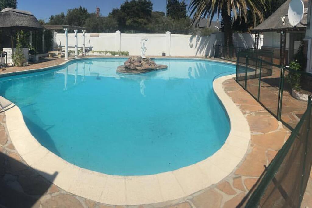 Our pool at our home.