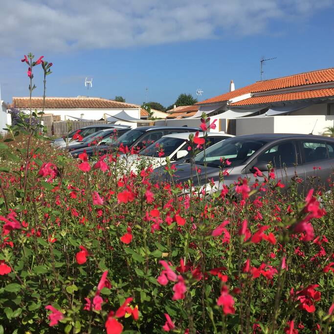 Le parking de la résidence